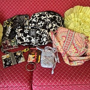 Set of Vera Bradley Purses and wallets.